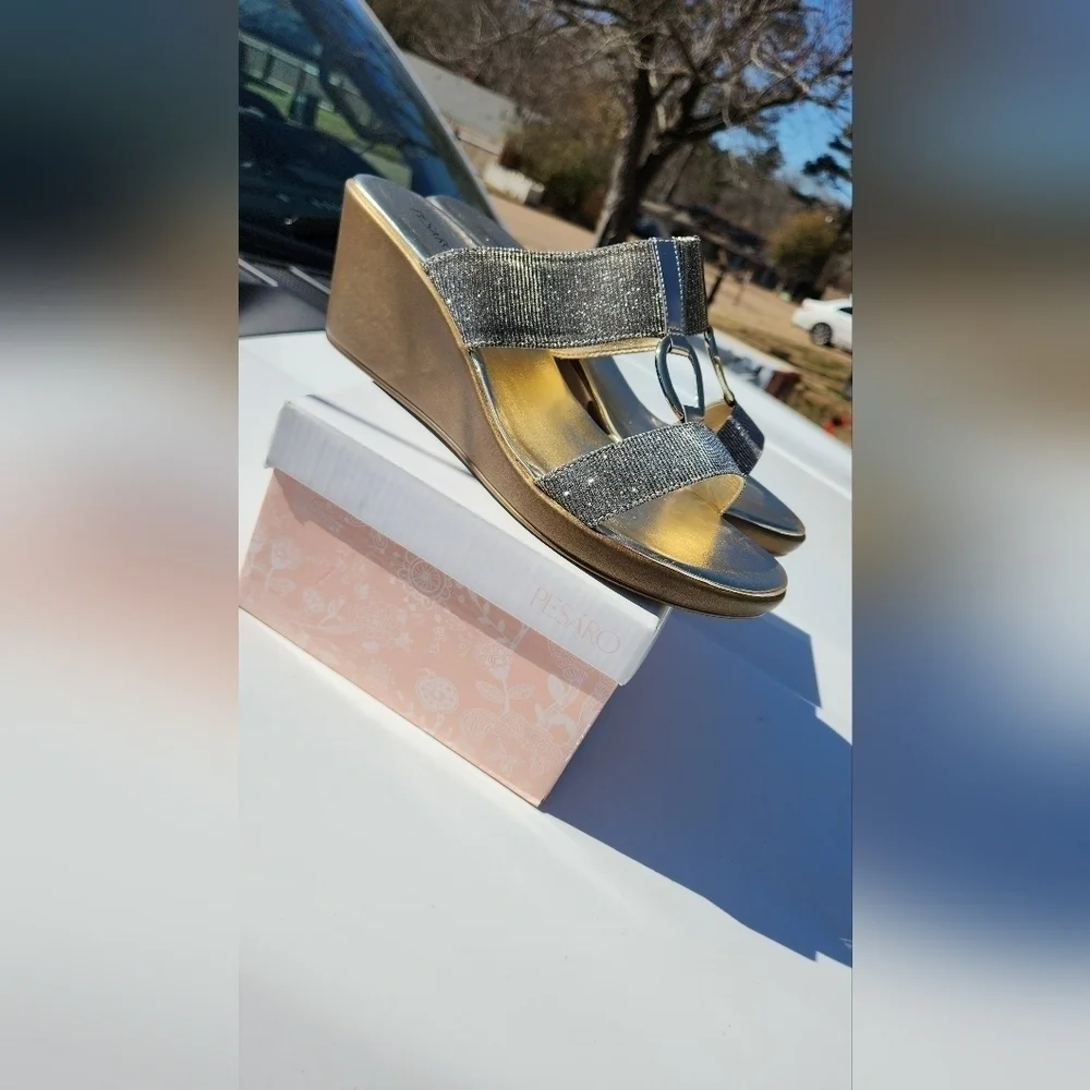 Pesaro Wedge Sandals - Picture 9 of 10